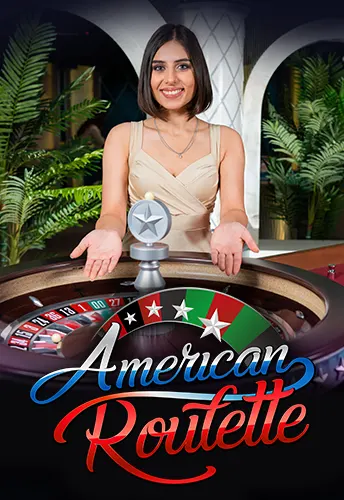 american-roulette-html-tablegames American roulette female dealer and logo