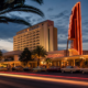 Las Vegas casino history editorial illustration