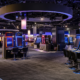 Unbranded Las Vegas gaming technology trade-show floor