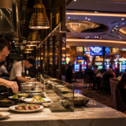 Las Vegas casino dining editorial news image