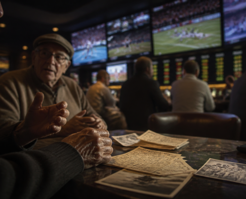 Unbranded Nevada sports-betting oral-history scene
