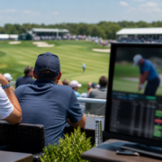 PGA Tour sports betting editorial illustration
