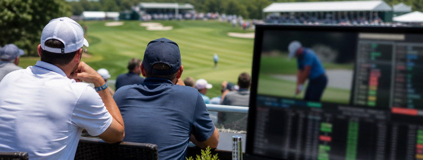 PGA Tour sports betting editorial illustration
