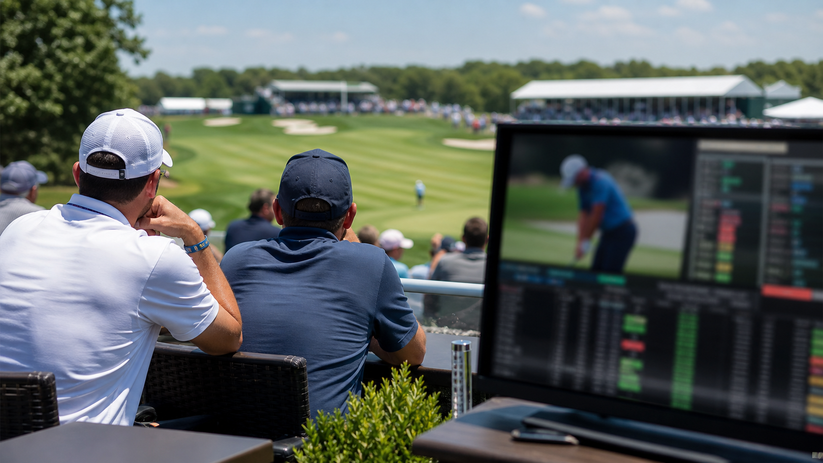 PGA Tour sports betting editorial illustration