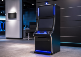 AGS UR43 slot cabinet editorial illustration