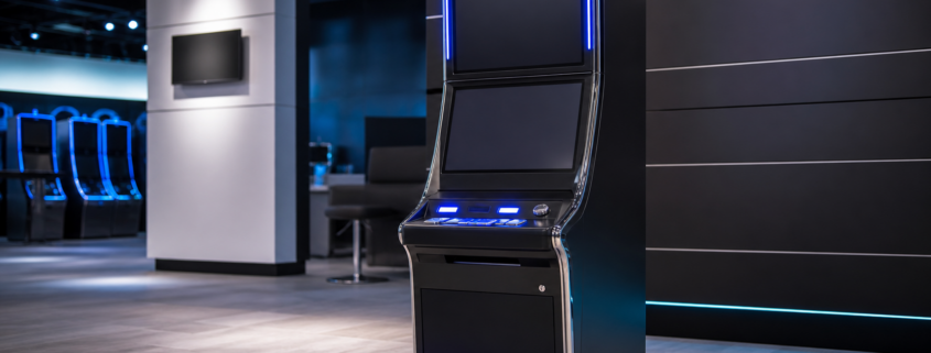 AGS UR43 slot cabinet editorial illustration