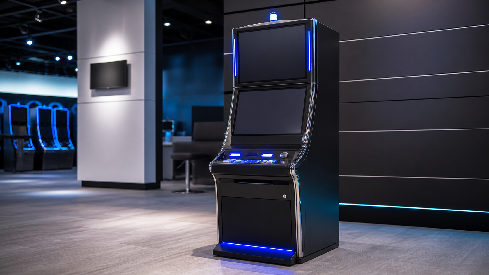 AGS UR43 slot cabinet editorial illustration