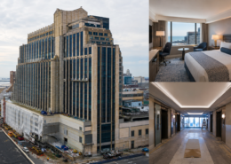 Editorial illustration of an Atlantic City casino hotel renovation