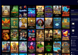 Grand Eagle’s desktop game lobby, shown in Chipy’s review gallery.