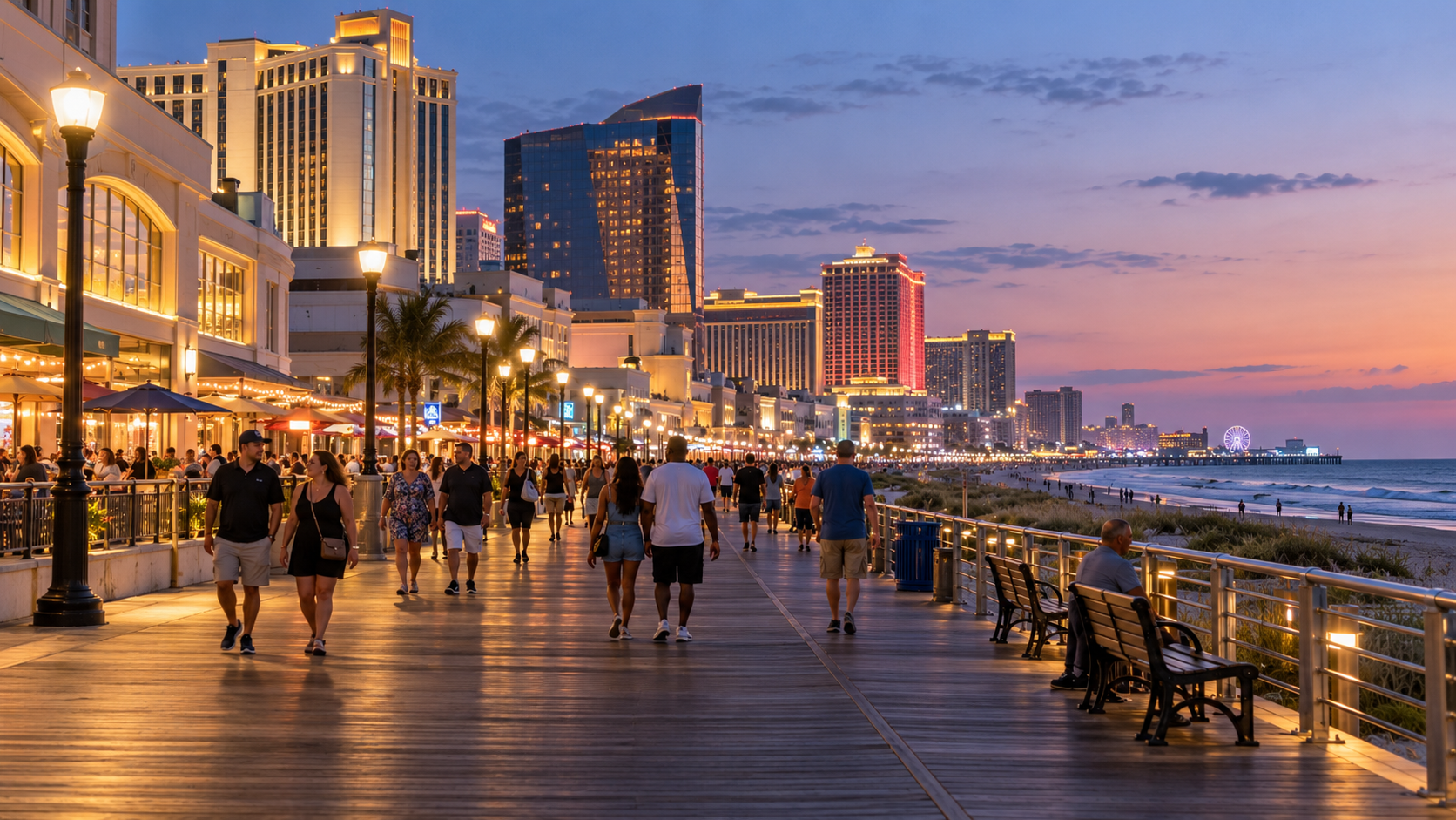 Editorial illustration for Atlantic City Casino Safety Debate: Mayor Rejects Claims the Resort Is Unsafe