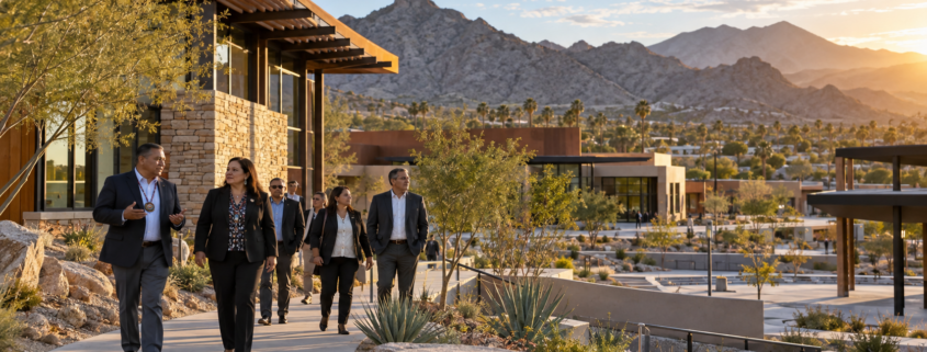 Editorial illustration for Tribal Economic Development: Interior Officials Tour Twenty-Nine Palms Projects